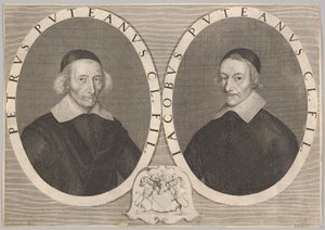 Dobbeltportrett av Pierre og Jacques Dupuy, ca. 1648-49. av Robert Nanteuil