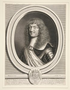 Francois de Bonne, Le Mar?chal de Cr?qui, duc de Lesdigui?res (marskalk av Cr?qui, hertug av Lesdigui?res) (1624-1687) av Robert Nanteuil