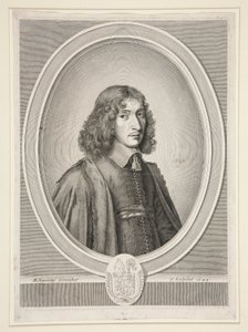 François Mol?, Abbed? av Sainte-Croix de Bordeaux, deretter Ma?tre des Requ?tes (abbed av Sainte-Croix av Bordeaux, deretter Master of Requests) (1625-1712) av Robert Nanteuil