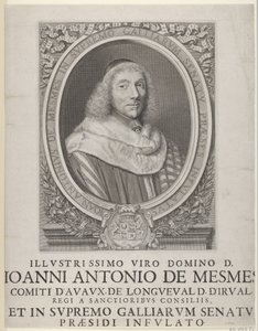 Jean-Antoine de Mesmes, 1658. av Robert Nanteuil