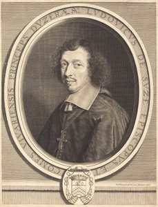 Louis-Francois de La Baume de Suze av Robert Nanteuil