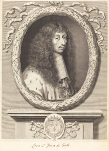 Louis II, prins av Condé av Robert Nanteuil