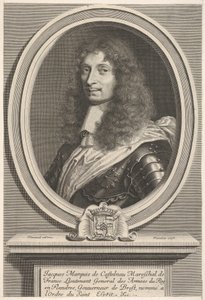 Marshal de Castelnau, ca. 1658. av Robert Nanteuil