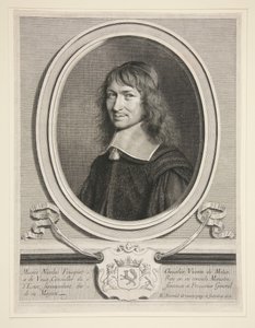 Nicolas Fouquet (Foucquet), vicomte av Melun og Vaux av Robert Nanteuil