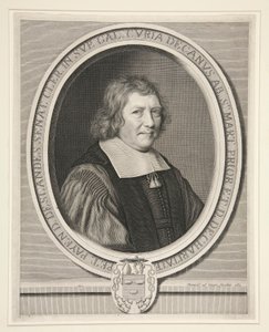 Pierre Payen-Deslandes, dekan for de geistlige rådmennene i parlamentet i Paris, Abb? av Saint-Martin og Prior of Charit? (Dekan for rådgiverne og kontoristene ved parlamentet i Paris, abbed av Saint-Martin og Prior av La Charit?) av Robert Nanteuil