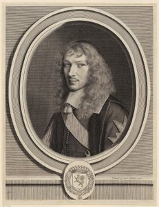 Portrett av Basile Fouquet, geistlig av Robert Nanteuil
