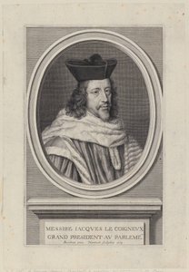 Portrett av Jacques Le Coigneux av Robert Nanteuil