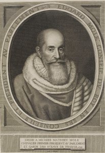 Portrett av Edouard Molé av Robert Nanteuil