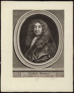 Selvportrett av den franske gravøren Robert Nanteuil av Robert Nanteuil