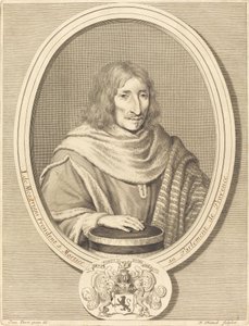 Jean de Mesgrigny av Robert Nanteuil after Jean Daret