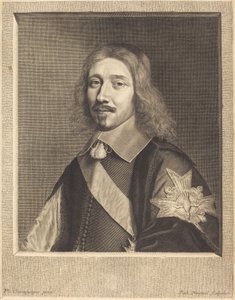 Kansler Michel Le Tellier av Robert Nanteuil after Philippe de Champaigne