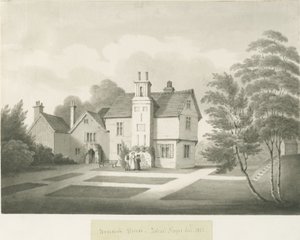 Boscobel House: sepia vask av Robert Noyes