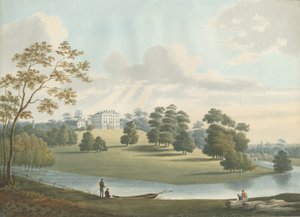 Patshull House: akvarellmaling, og [1826] av Robert Noyes