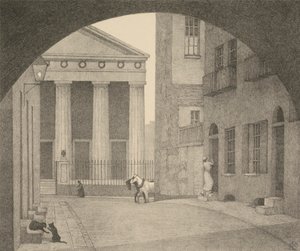 En London-kirke av Robert Polhill Bevan