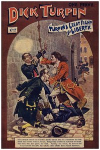 Dick Turpin (farge litho) av Robert Prowse Jnr