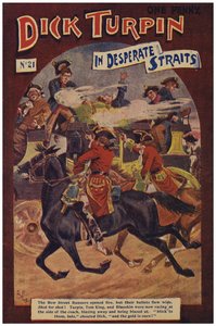 Dick Turpin (farge litho) av Robert Prowse Jnr