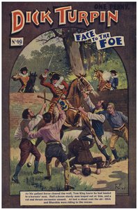 Dick Turpin (farge litho) av Robert Prowse Jnr