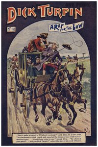 Dick Turpin (farge litho) av Robert Prowse Jnr