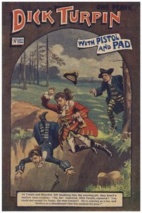 Dick Turpin (farge litho) av Robert Prowse Jnr