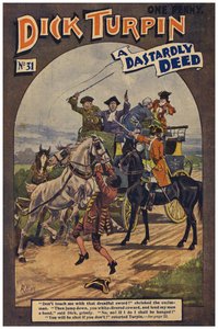 Dick Turpin (farge litho) av Robert Prowse Jnr