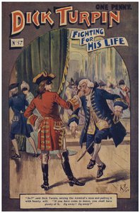 Dick Turpin (farge litho) av Robert Prowse Jnr