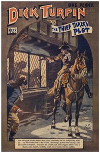 Dick Turpin (farge litho) av Robert Prowse Jnr