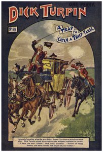 Dick Turpin (farge litho) av Robert Prowse Jnr