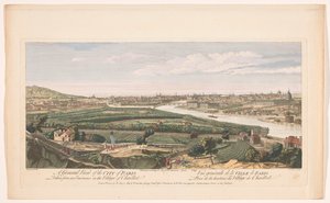 Utsikt over byen Paris sett fra landsbyen Chaillot Et generelt syn på byen Paris hentet fra en eminens i landsbyen Chaillot (tittel på objekt) Paris (serietittel) av Robert Sayer