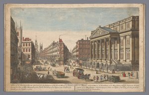 Utsikt over Mansion House i London En utsikt over Mansion House (...) (tittel på objekt) London (serietittel) av Robert Sayer