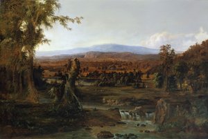 Landskap med hyrde, 1852.