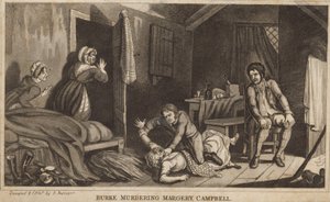 Burke myrder Margery Campbell (gravering)