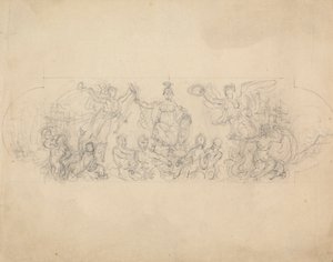 Allegorisk seiersskisse av Robert Smirke