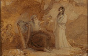 Illustrasjon til Shakespeares «Et vintereventyr» eller «Cymbeline» av Robert Smirke