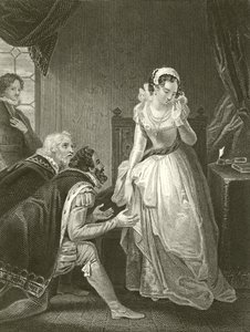 Lady Jane Gray takker nei til kronen av Robert Smirke