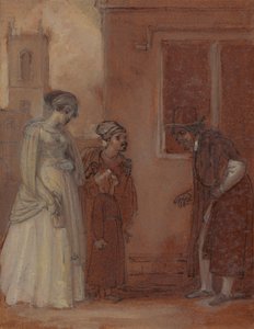 Mester William Page og Sir Hugh Evans av Robert Smirke