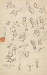 Studier for rustning av Robert Smirke