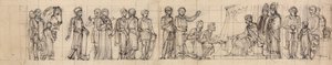 Study of Knights, Paying Homage, to the King av Robert Smirke
