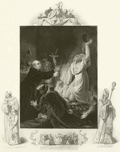 Erkebiskop Cranmers martyrium av Robert Smirke