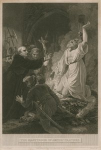 Erkebiskop Cranmers martyrdød av Robert Smirke