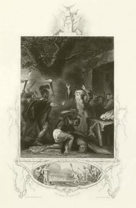 Massakren av druidene av Robert Smirke