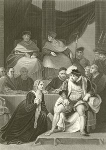 Rettssak om ekteskapet til Henry VIII av Robert Smirke