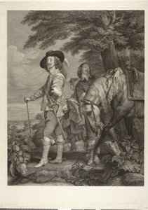 Charles I, konge av England, med James, 1. hertug av Hamilton