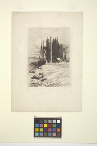 Kulllommer på New Bedford (blekk) av Robert Swain Gifford