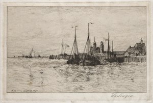 Harlingen, 1884. av Robert Swain Gifford