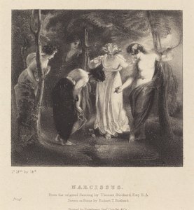 Narcissus av Robert T. Stothard after Thomas Stothard