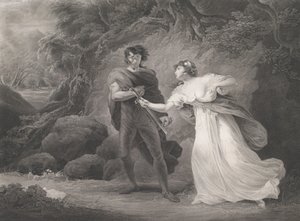 Pisanio og Imogen Shakespeare, Cymbeline, Act 3, Scene 4..., først utgitt 1801, gjenutgitt 1852.