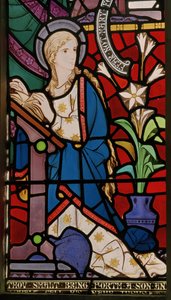 Bebudelsen, 1864 (farget glass)