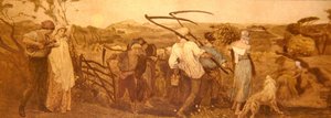 Harvest Moon, ca. 1883 (håndfarget etsning på papir) av Robert Walker Macbeth