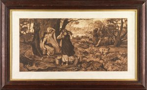 Bare en dusj (etsing) av Robert Walker Macbeth