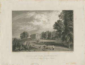 Biddulph - Knypersley Hall [ny]: stålgravering, og [? 1800-tallet]